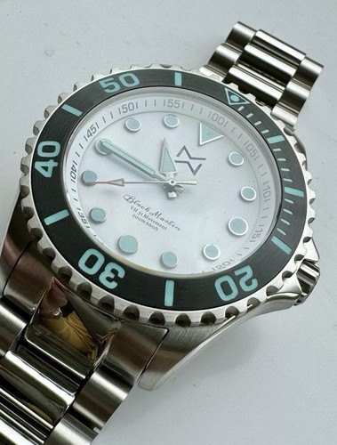 quartz mens diver watch Marlinwatch 43mm Stainless Steel Strap 🐟 Mk6 £350