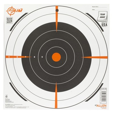 Allen Company EZ AIM Adhesive Bullseye Targets 12x12 100 Pack