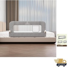 47" Toddler Bed Rails - Foldable, Safe,  Sturdy for All Mattress Sizes