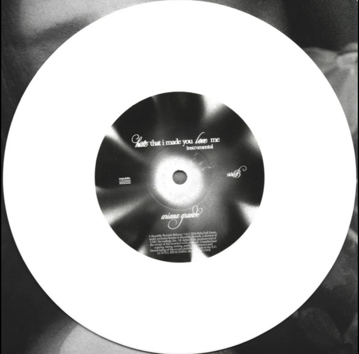 Ariana Grande Hate That I Made You Love Me Vinyl - 7", Limited Edition