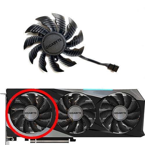 Cooling Fan PLA09215S12H for GIGABYTE RTX3070 LHR 8GB GAMING Graphics Card Fan - Afbeelding 5 van 8