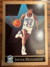 1990 SkyBox #173 Jerome Richardson - Minnesota Timberwolves - Rookie Card (RC)