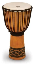 Toca Origins Series 12" Mahogany Djembe Drum - Celtic Knot