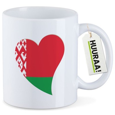 Kaffeetasse Belarus Flagge Herz Geschenkidee Belarus Geschenk Präsent Mitbringse