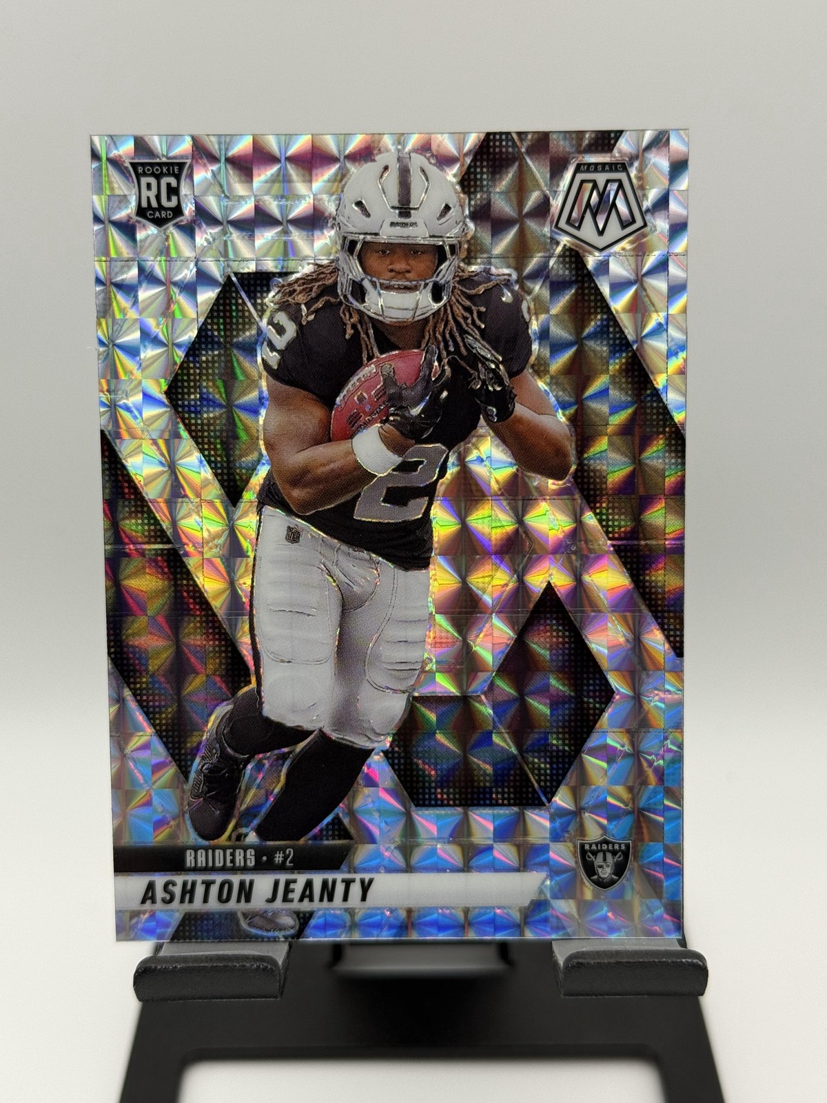 2025 Panini Mosaic #345 Ashton Jeanty Silver