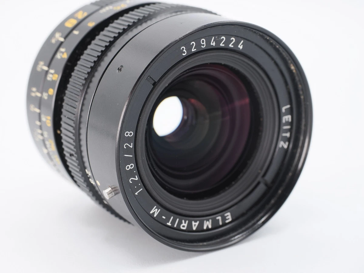 Leica LEITZ ELMARIT-M F2.8 28mm 第2世代 25+ Leica ELMARIT-M f/2.8 Camera Lenses 28mm Focal for sale