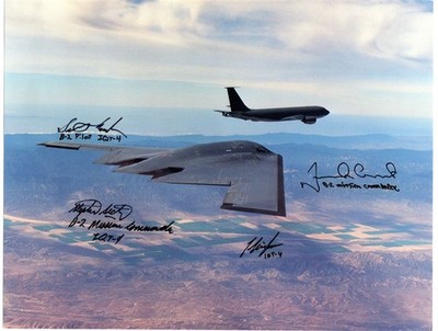 1993 USAF Northrop B-2 Bomber Named Crew Original Specifications Sheet