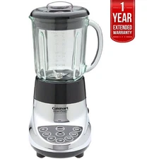 Cuisinart Smart Power 7Speed Electric Blender Chrome Refurbished+1 Year Warranty