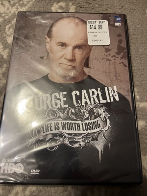 #ad #ad George Carlin: Life Is Worth Losing DVD 2005 New Sealed HBO 75 Minutes $6.99