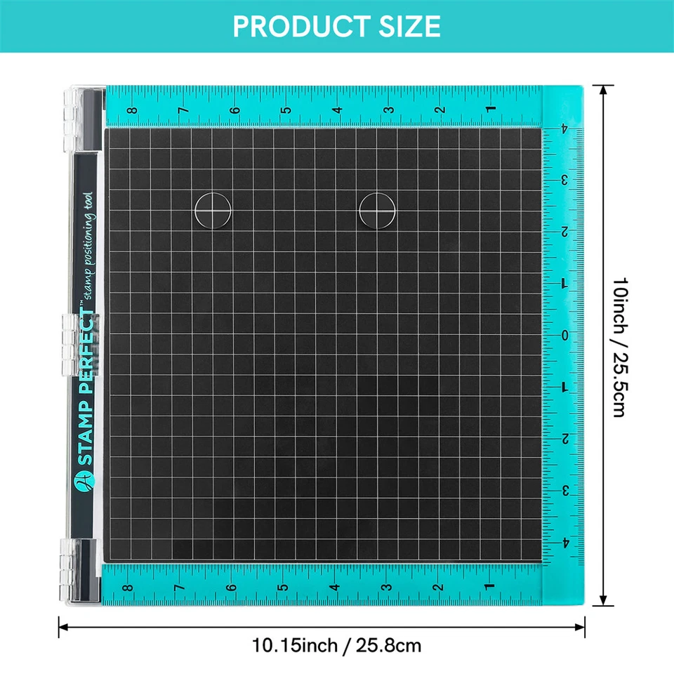 Stamping Platform Stencils Stamp Positioning Tool For DIY Scrapbooking Craft - Image 4 of 4