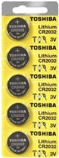 Toshiba CR2032 Battery 3V Lithium Coin Cell 50 Batteries 