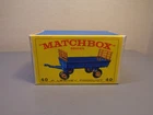 MATCHBOX LESNEY No 40C VINTAGE ORIGINAL BOX FOR HAY TRAILER NMINT CONDITION