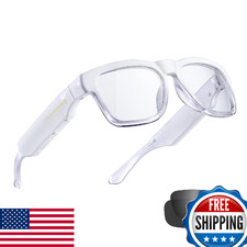 OhO sunshine Smart Glasses,128G MP3 Bluetooth Sunglasses with Open Ear Speaker,T