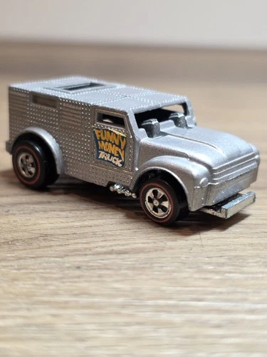 Hot Wheels Redline Funny Money 1970 Silver Brinks Truck (The Heavyweights)