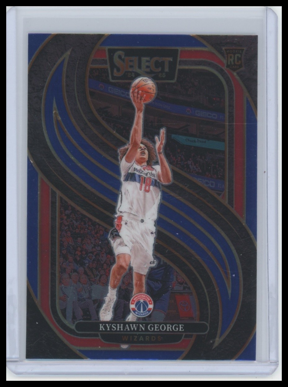 2024-25 Panini Select #177 Kyshawn George Blue (Retail)
