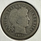 1911-D 10C Barber Dime (88532)