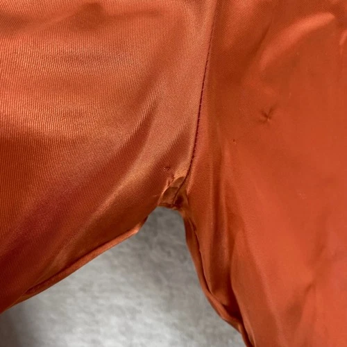 Aristo Jac Harry Chapin Satin Bomber Jacket Taxi Lies Legends Orange Size S image 6