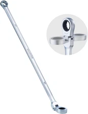 10mm Extra Long Ratcheting Wrench, Flex Head & Fixed Offset Head Double Box E...