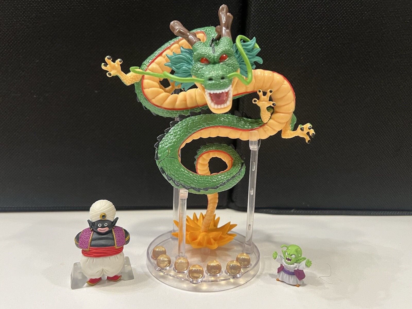 Lote de figuras Bandai Dragon Ball Z HG Gashapon - Dende Popo Shenron conjunto de figuras raras