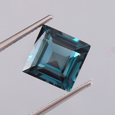 AAA Natürlich Blau Grün Brasilianischer Turmalin Lose Quadrat Edelstein 10x10 MM