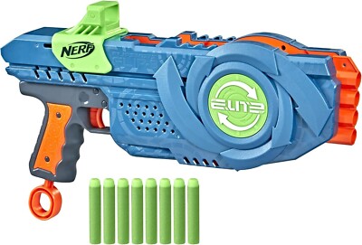NEW Nerf Elite 2.0 Flip-8 Blaster with 8-Dart Capacity & Flipshots   Kids Toy