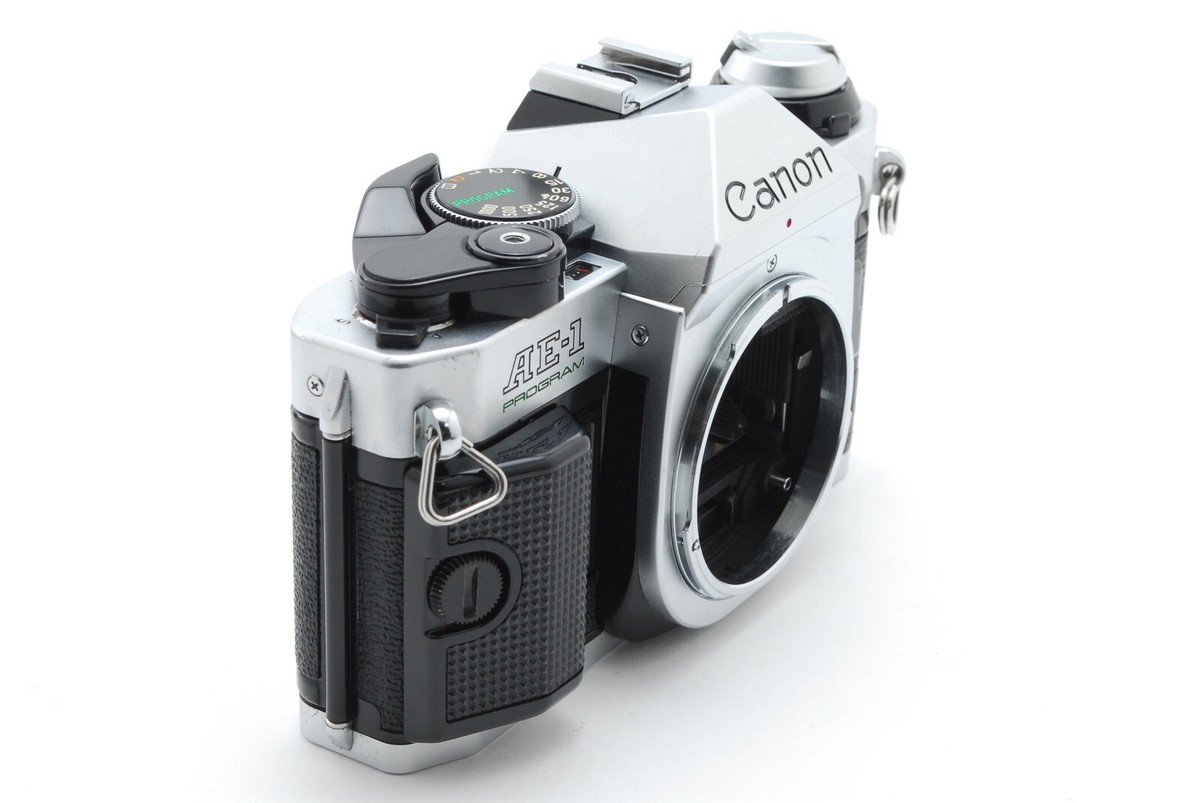 ☆NEAR MINT☆ Canon AE-1 Program Film Camera silver New FD 50mm f1