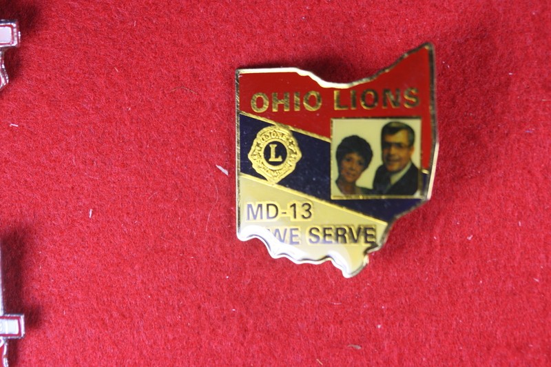 Lions Club Pins OHIO 1989 PREZ COFFEE
