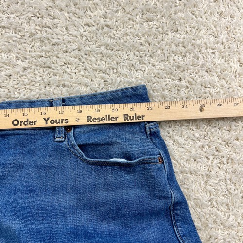 Old Navy Jeans Damen Plus 24 Blau Denim OG Straight High Rise Stretch Freizeit - Bild 8 von 11