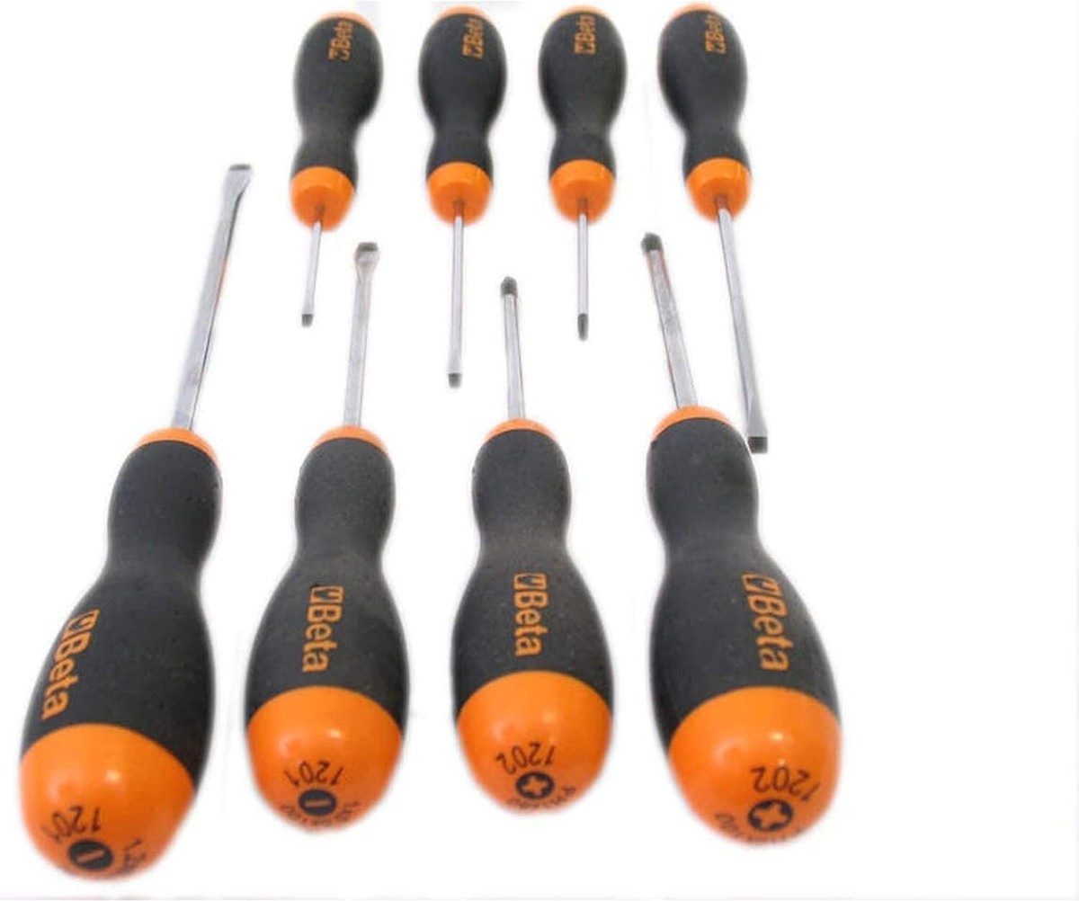 Set Da 8 Giraviti Professionali Per Viti A Croce E Piatte - Serie Completa Per Fai Da Te - Foto 2