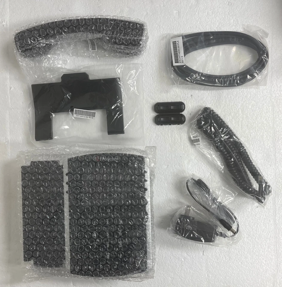 New Polycom VVx 410 VOIP Telephone Business Desk IP POE Phone - Image 3 of 3