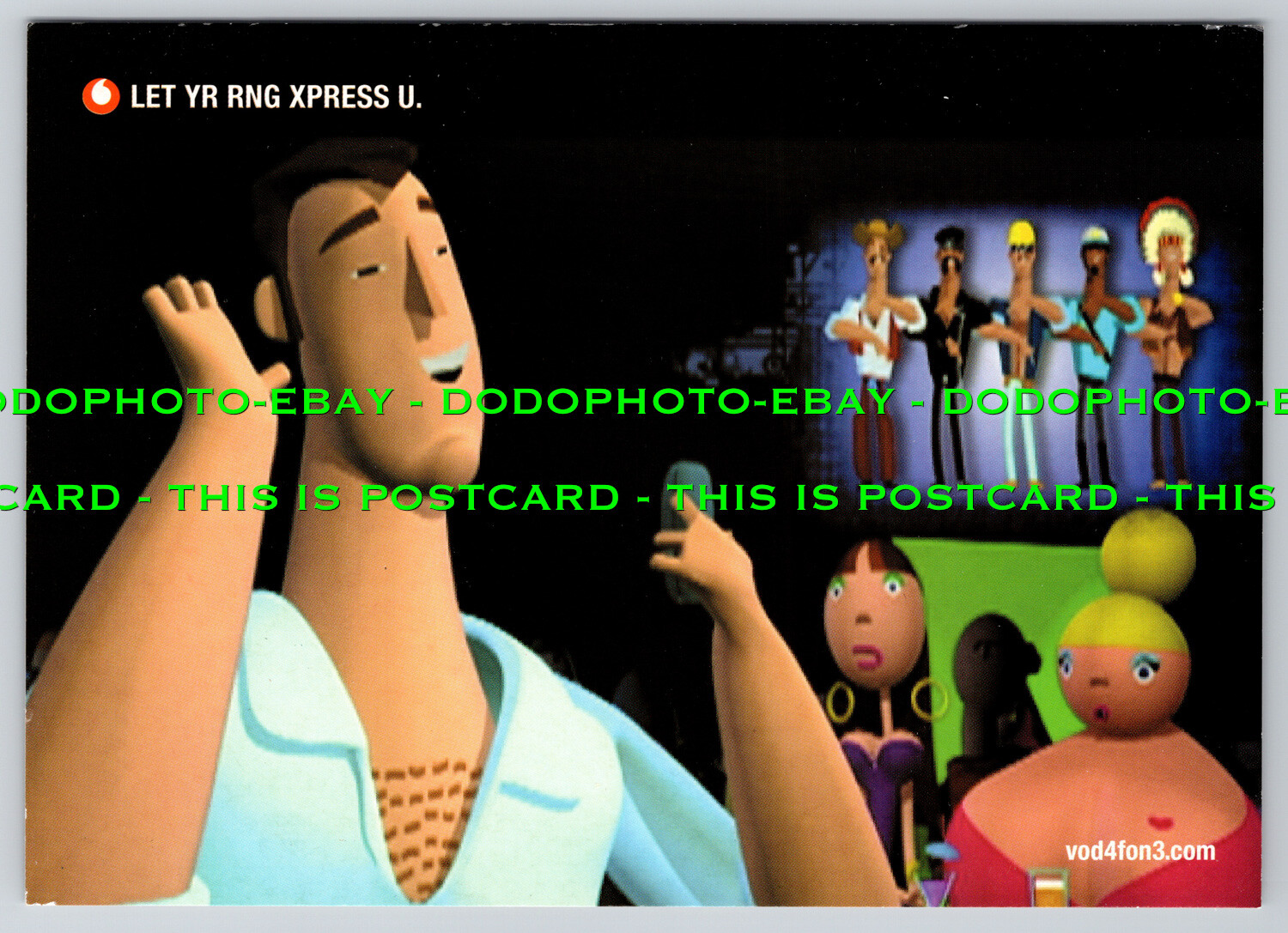 L324018 Let YR RNG Xpress U Vod4fon3 Music Arcade Vodafone Freebies Boomerang Me