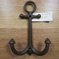 Garderobenhaken Anker Gusseisen Wandhaken Haken Kleiderhaken HG024-A