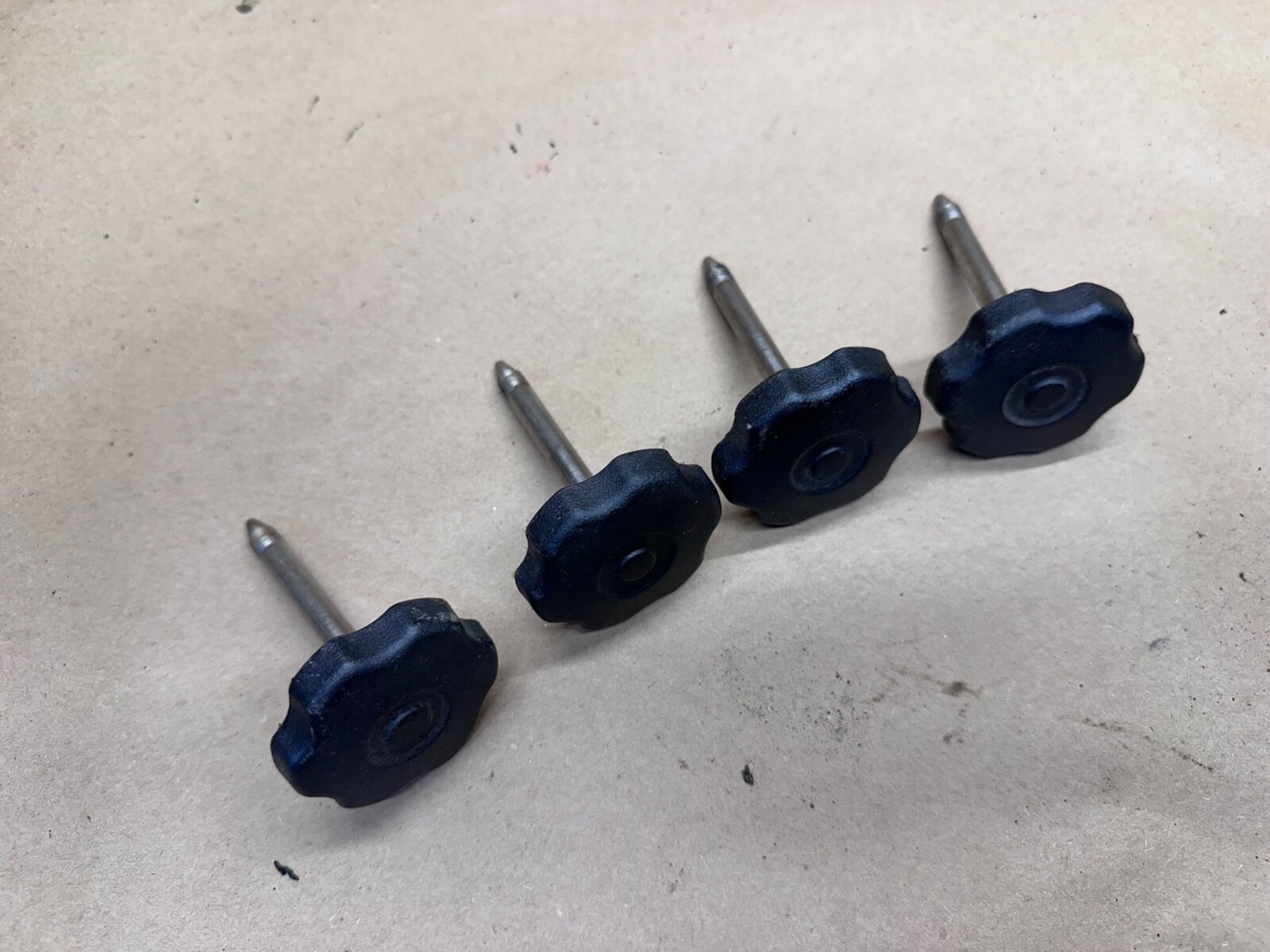 JEEP WRANGLER Soft Top Door Surround Knob Bolts 9706 Set 4 OEM Mopar