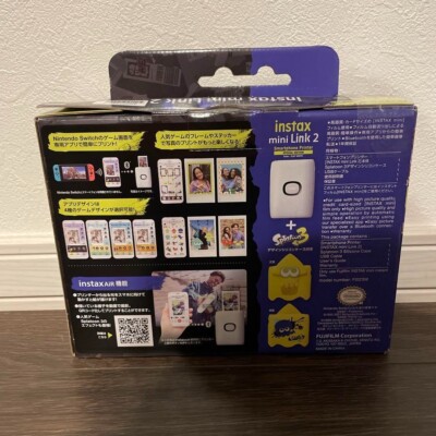 Fujifilm Instax Mini Link 2 Cheki Smartphone Printer W/ Nintendo