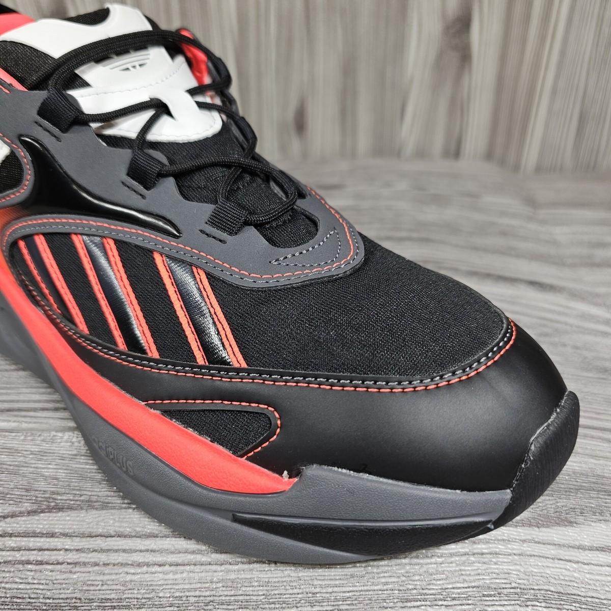 Adidas Ozmorph Core Black/Grey Five/Solar Red Shoes - Men's Size