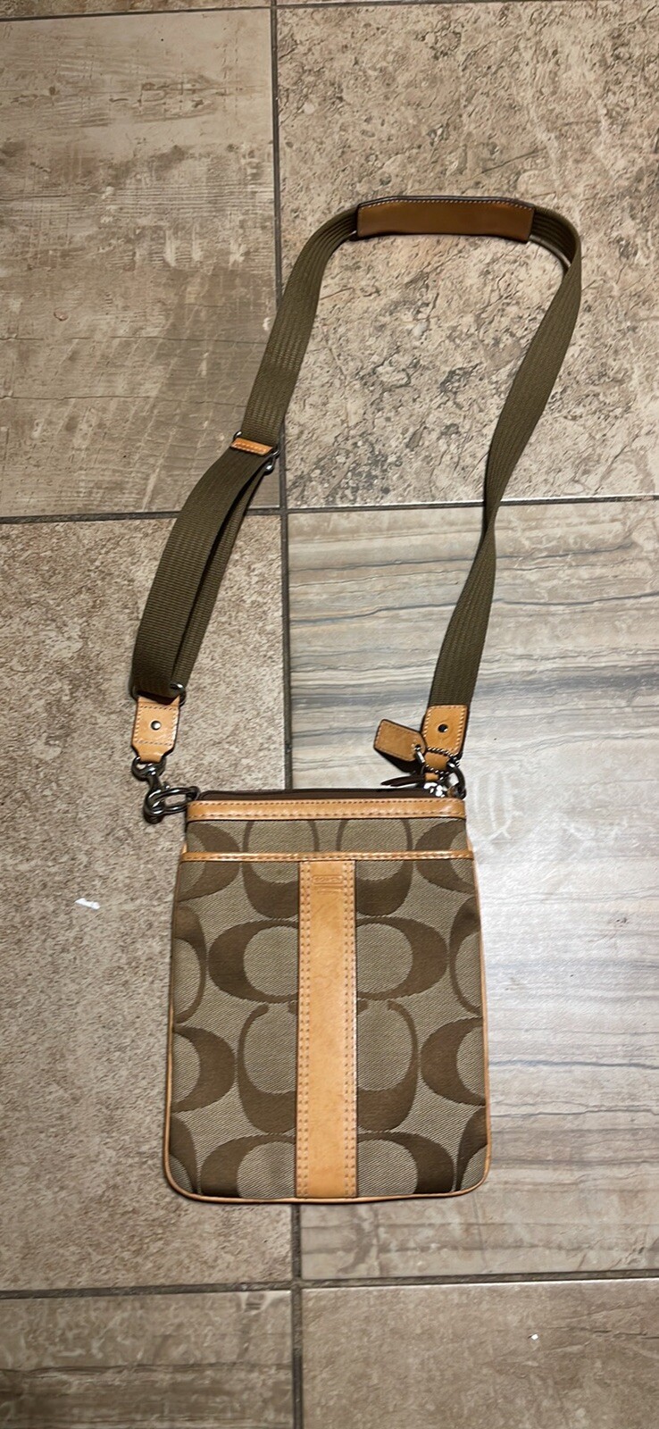 coach signature brown crossbody bags for women Gem