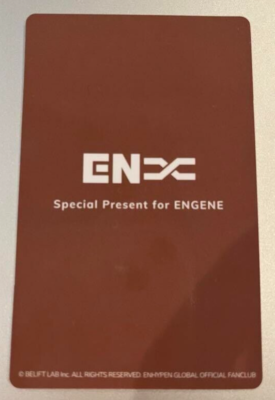 ENHYPEN SUNGHOON WORLD TOUR FATE PLUS FATE + in Japan ENGENE ZONE