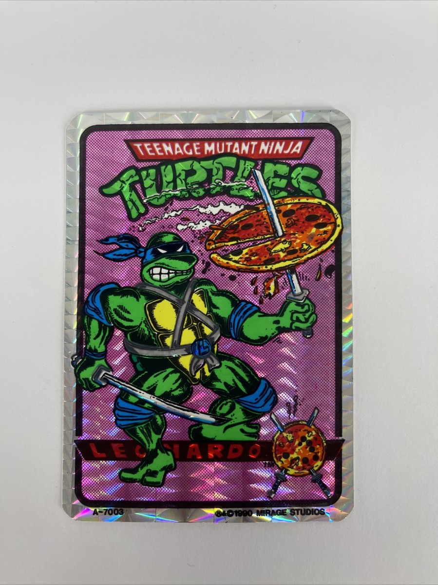 RARE 1990 Ninja Turtles Leonardo with Pizza Vending Machine Prism