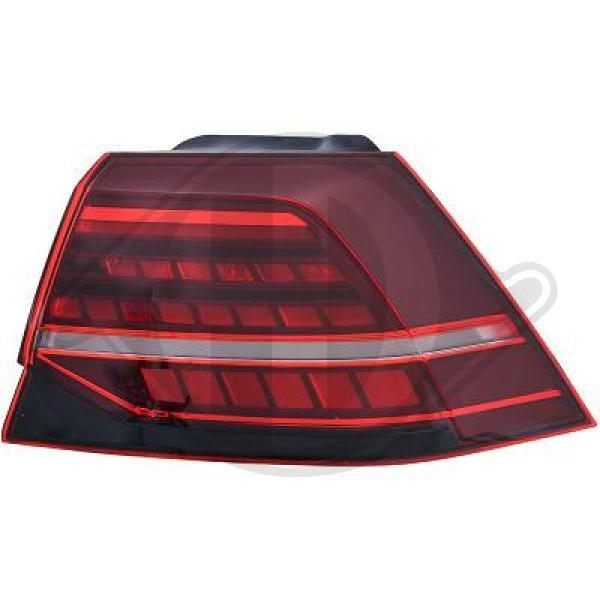 RüCkleuchte Heckleuchte Rechts äUsserer Teil FüR VW Golf VII 5G1 BE1 BQ1 BE2-image