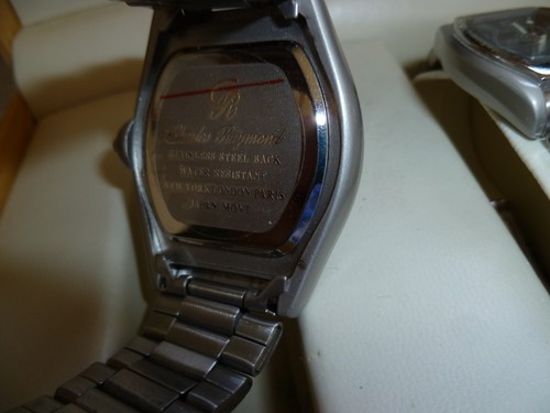 Charles Raymond New York His and Hers watch set stainless steel Japan movement - Picture 5 of 7