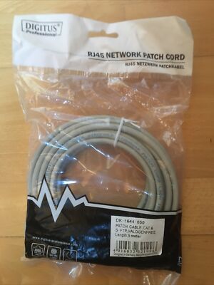 NEU* Netzwerk Patchkabel Digitus Patchcord Kabel RJ-45  -5Meter Neu OVP