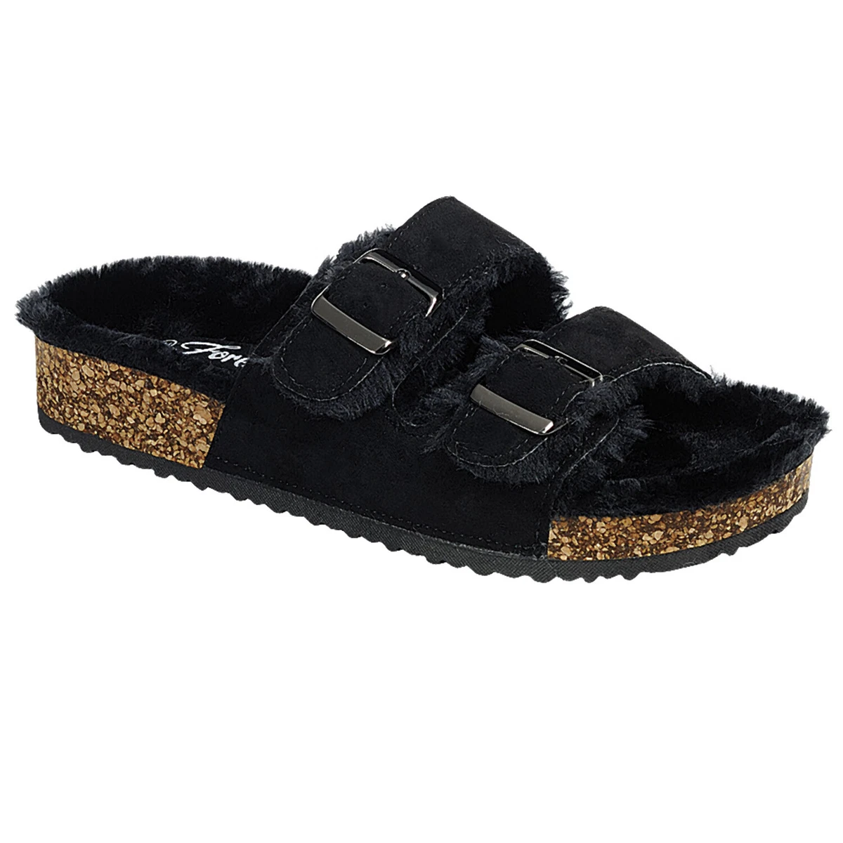 Sandals with shop fur inside