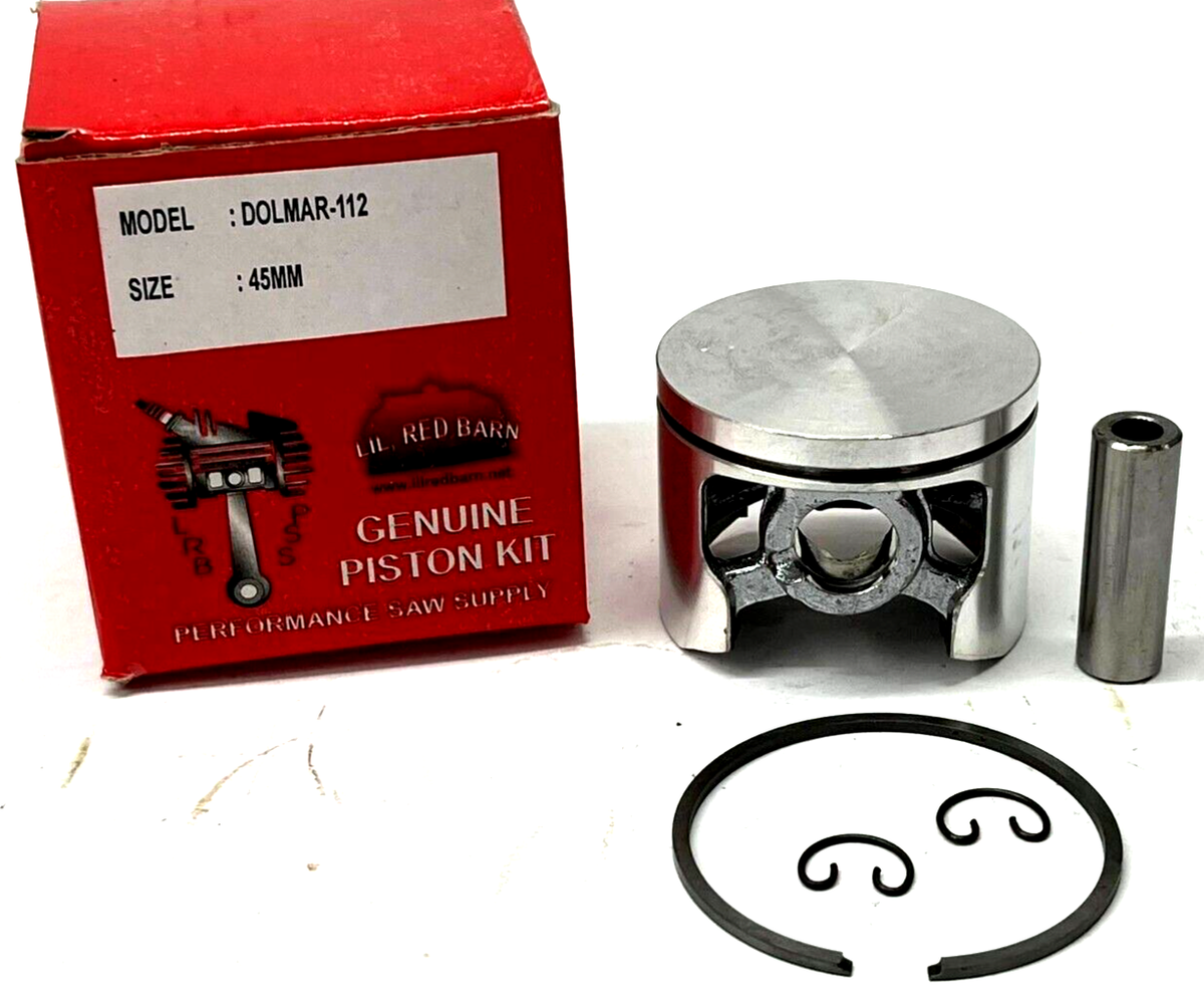 sp鉄馬 PISTON KIT FITS DOLMAR 112, 113, 114, 45MM KIT, PART # 114-132-000