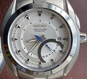NOS Seiko Arctura Kinetic 16 5/12ft54-0AB0 New Watch Sapphire All Steel |  eBay