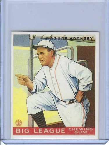 1983 RENATA GALASSO 1933 GOUDEY REPRINTS ROGERS HORNSBY # 188