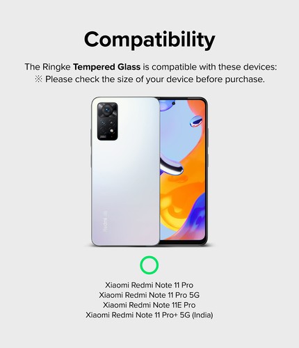 For Xiaomi Redmi Note 12 11 Pro 5G Screen Protector | Ringke Glass Cover 2 Pack - Picture 14 of 36