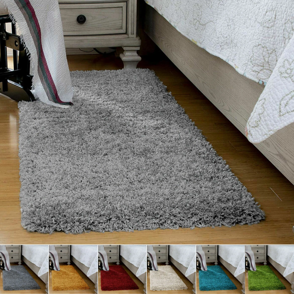 Non Slip Fluffy Gy Rugs Bedroom