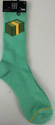 NWT ODD SOX Pixel Cash Money Stack Crew Style Socks Size: 8-12
