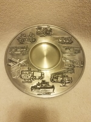 SKS-ZINN 95% Design, Artina Fire Dept., Souvenir Wall Plate