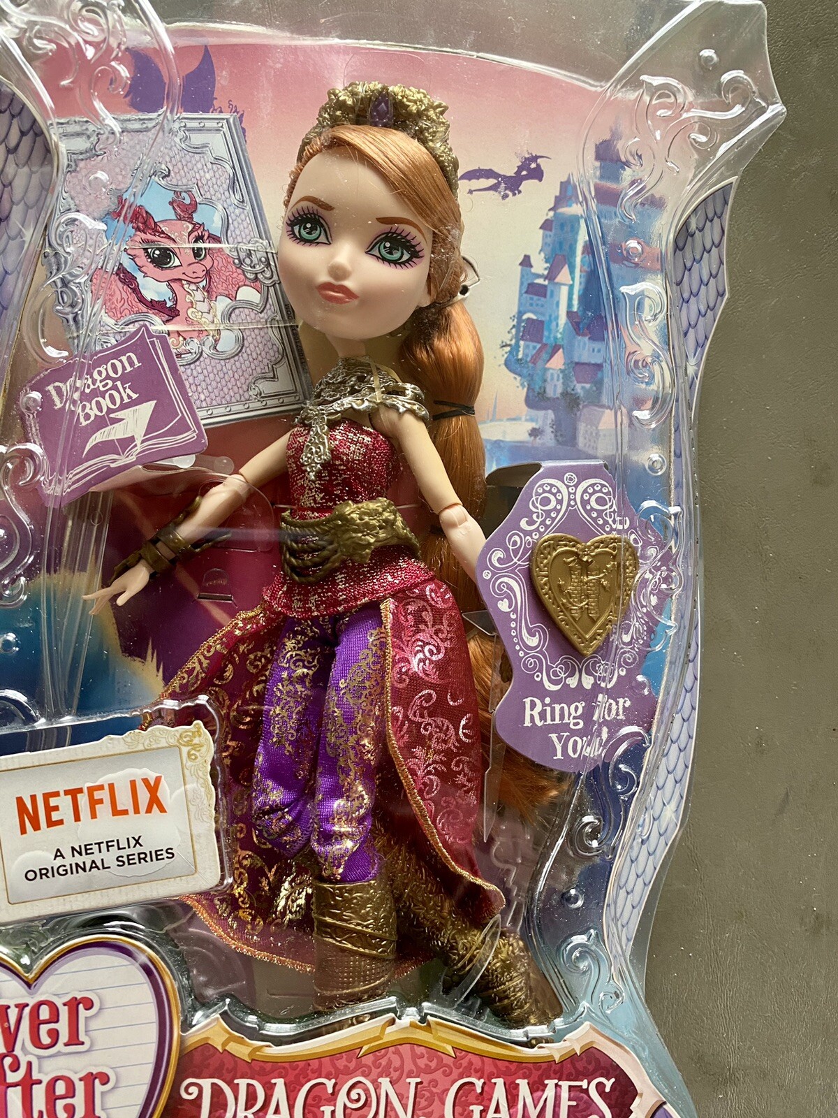 Ever After High Dragon Games Daughter of Rapunzel Holly O'Hair NIB 2015 Netflix